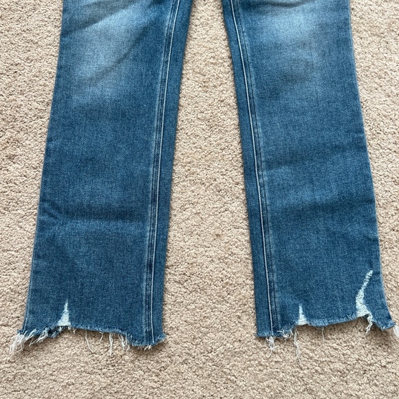 Paige High Rise Cindy Straight Leg Denim Jeans Size 24 - Picture 8 of 8